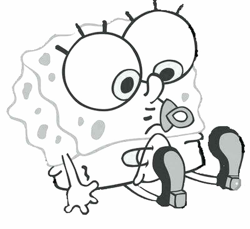 800x734 Sponge Bob Square Pants Coloring Pages Thanksgiving Coloring Pages