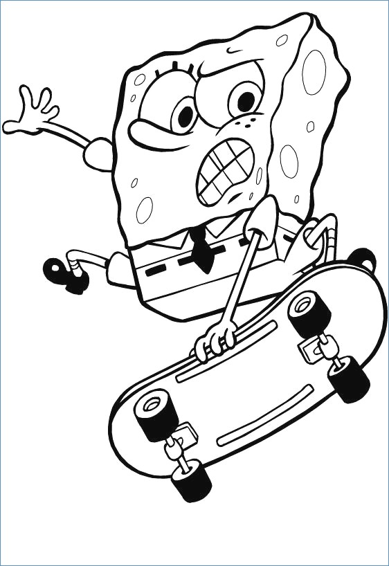 562x818 Patrick Star Christmas Santa Spongebob Coloring Page