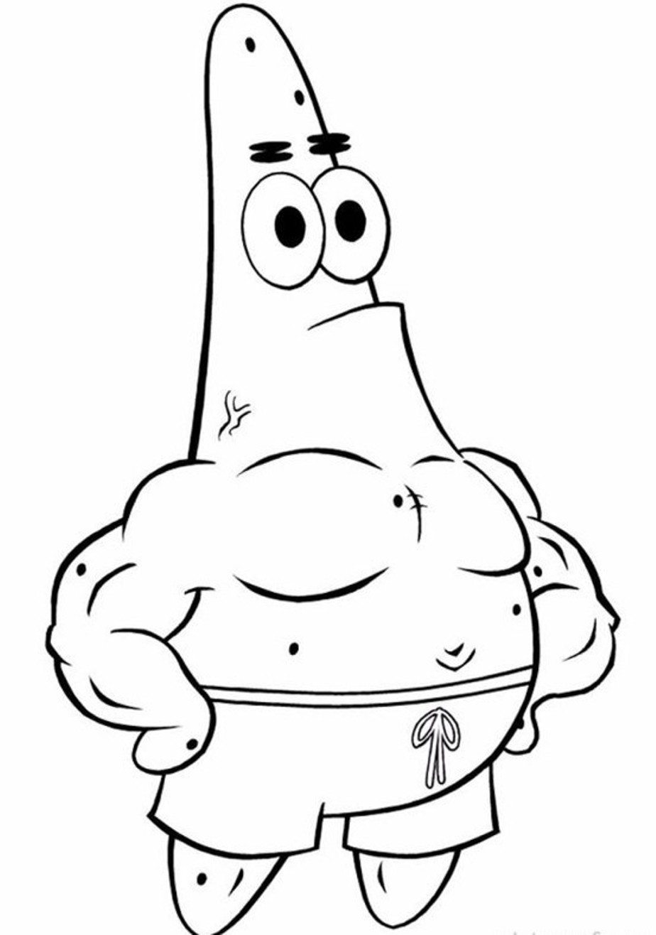 924x1316 Cartoon Coloring Pages Spongebob Patrick Star