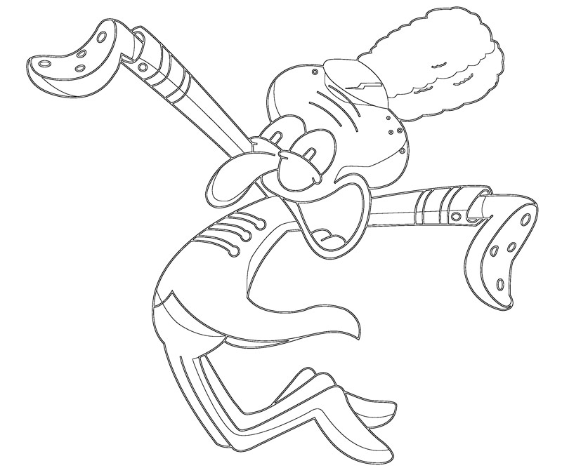 800x667 Spongebob Squidward Coloring Pages Printable