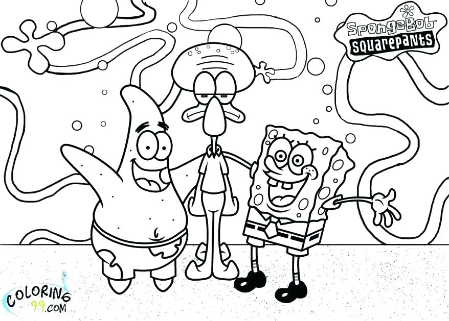 878x629 Free Printable Coloring Pages Spongebob Free Printable Coloring