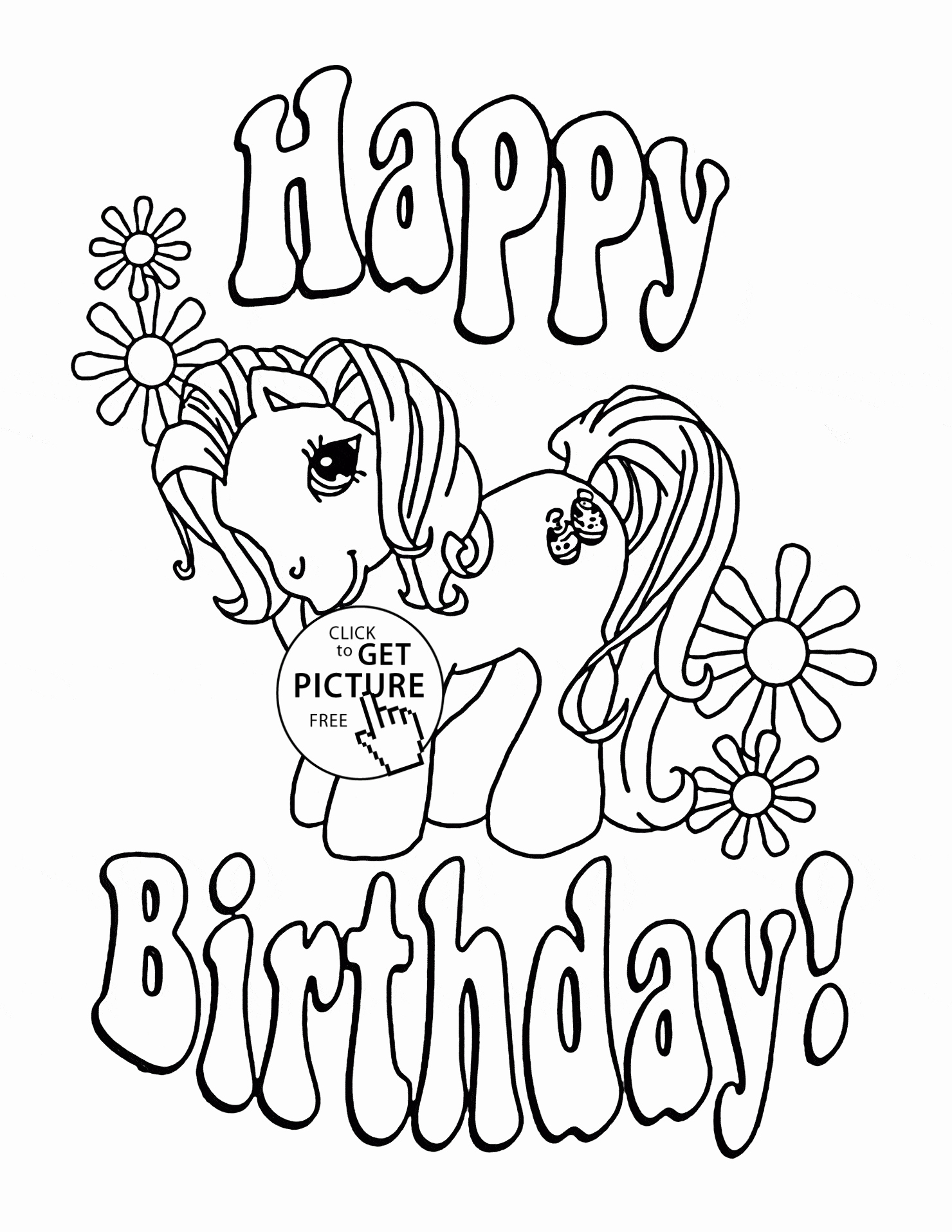 1480x1915 Best Happy Birthday Coloring Page Free 3147 Printable Coloringace