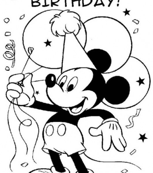 530x600 Birthday Colouring Pages Coloring Pages