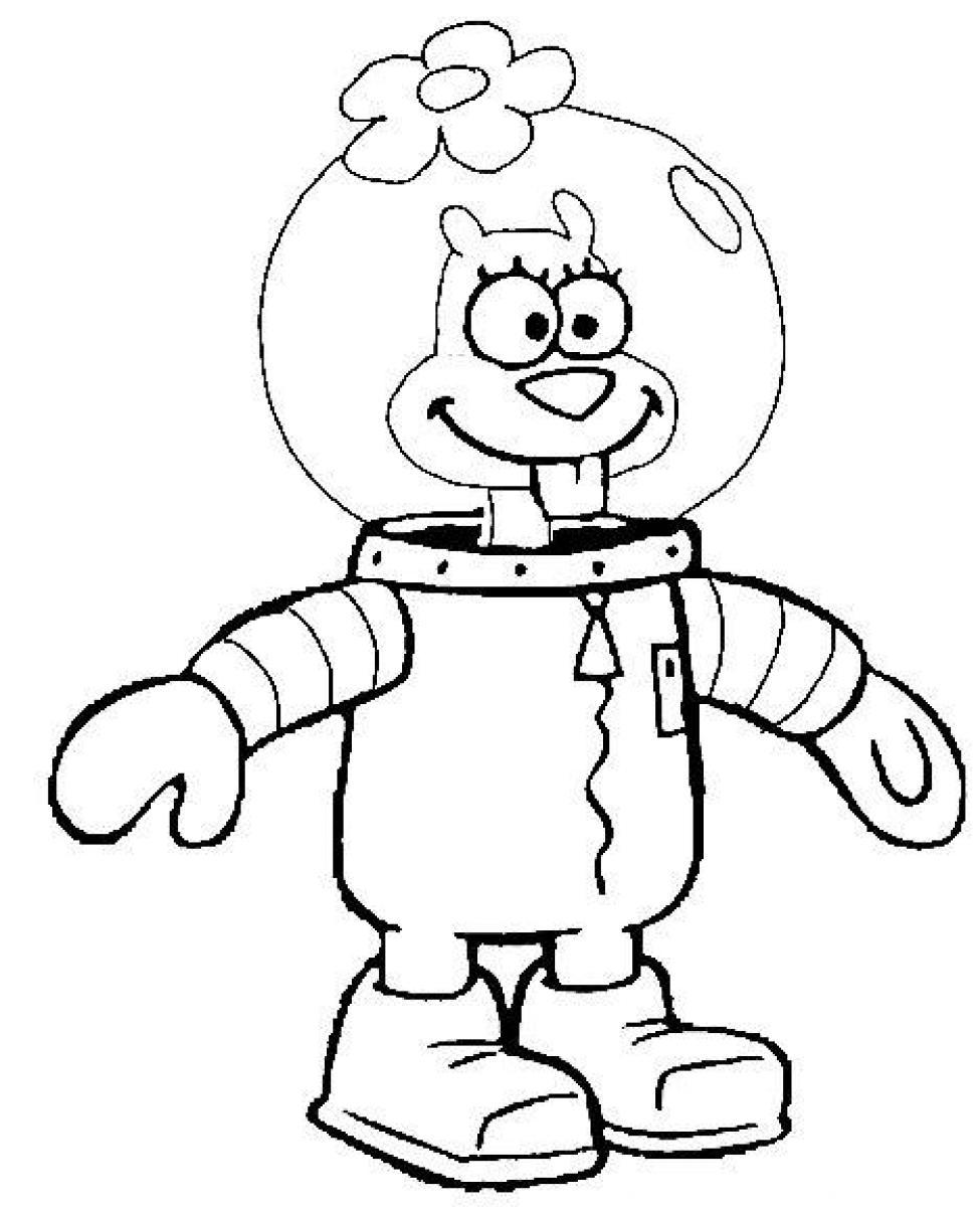 Spongebob Characters Coloring Pages