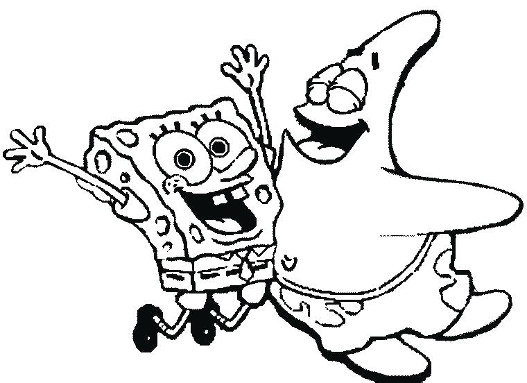 760x552 Free Printable Spongebob Christmas Coloring Pages Printable