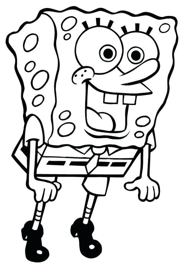 596x864 Spongebob Squarepants Coloring Pages To Print Coloring Pages