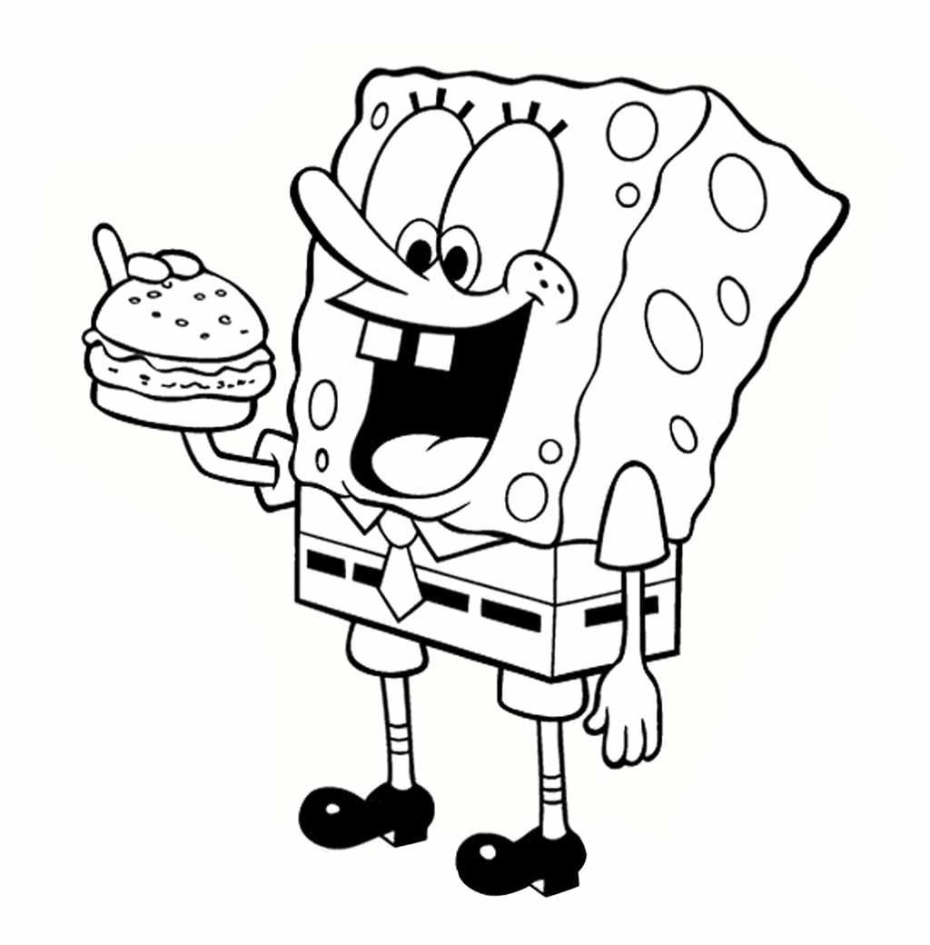 1024x1040 Spongebob Printable Coloring Pages Time Toooo Relax
