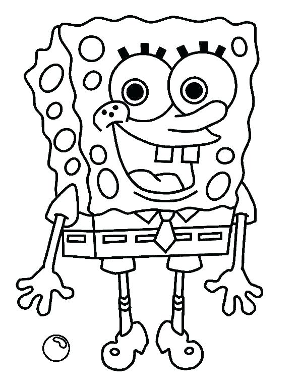 595x765 Free Online Printable Spongebob Coloring Pages Kids N Coloring