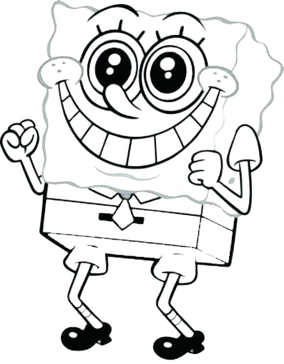 580x743 Free Spongebob Coloring Pages Online Games Coloring Sheet Lovable