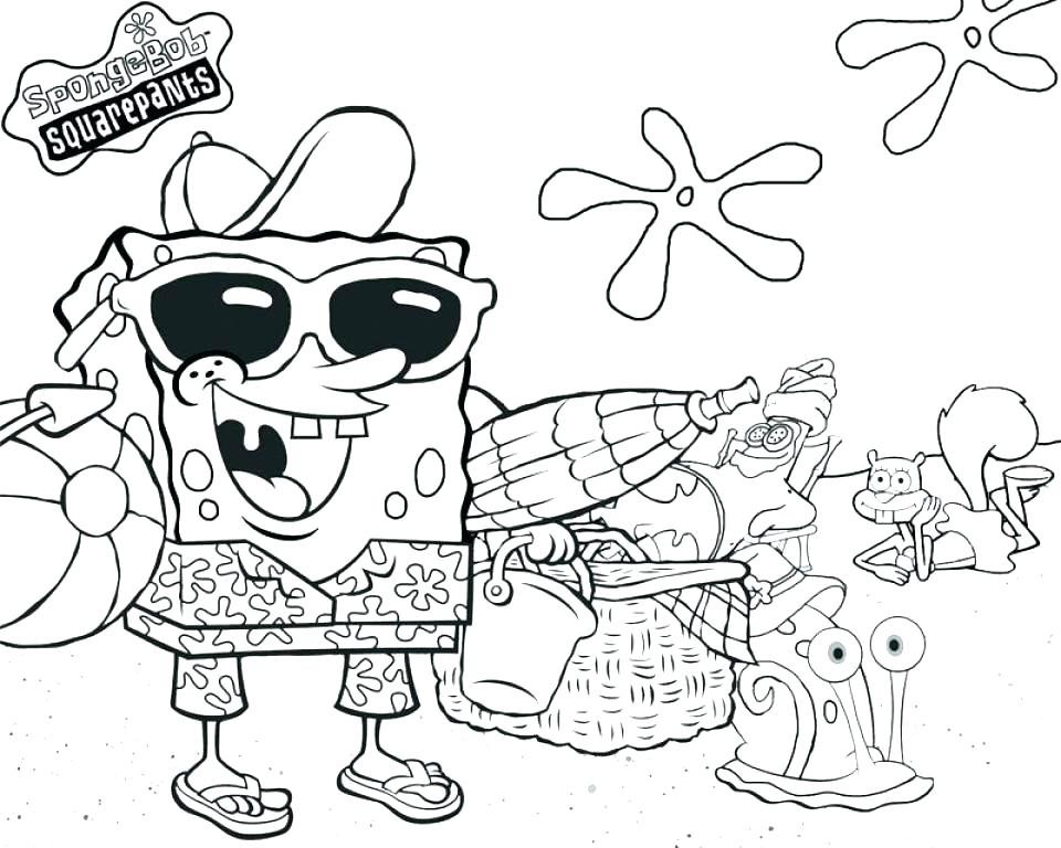 960x768 Nick Spongebob Coloring Pages Coloring Book Coloring Pages Free