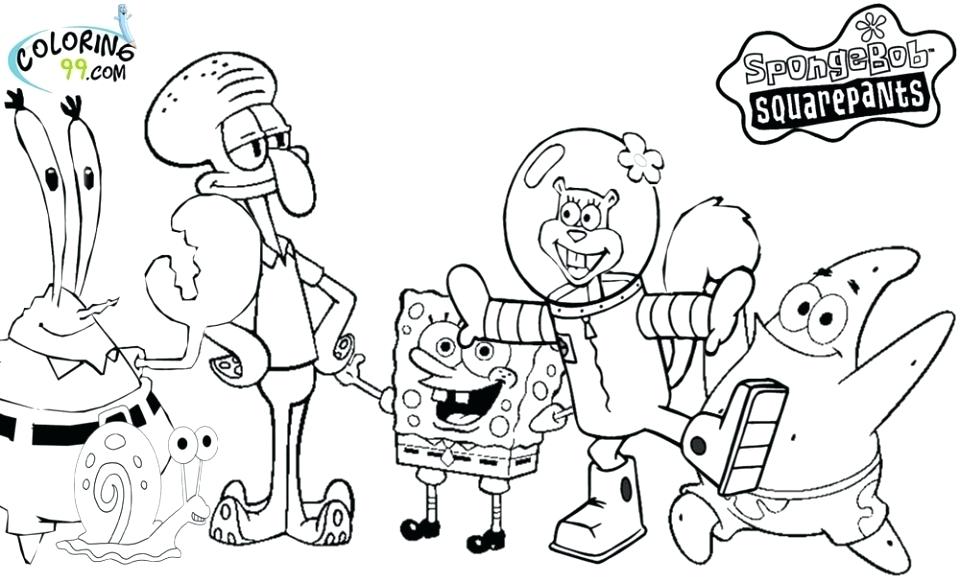 960x582 Spongebob Coloring Page Coloring Pages Spongebob Coloring Pages