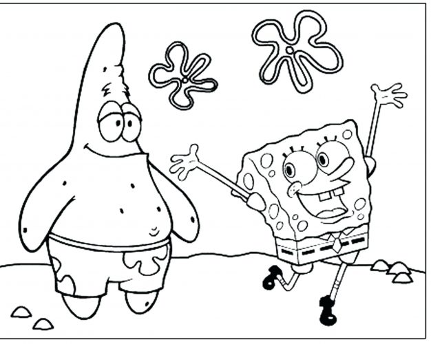 626x500 Coloring Pages Spongebob Coloring Page. Spongebob Halloween
