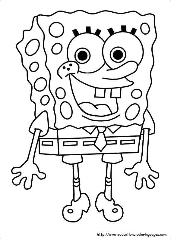567x794 Spongebob Coloring Games Online