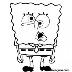 236x236 Spongebob Coloring Pages Spongebob Spongebob