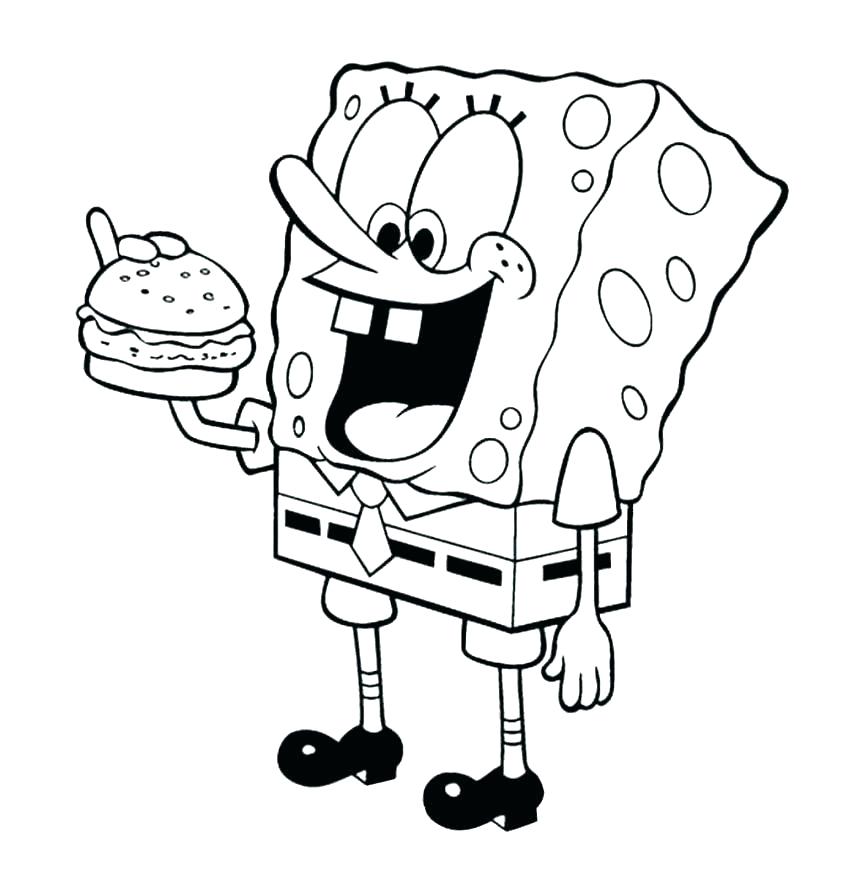 863x876 Free Printable Spongebob Coloring Pages Color Page Coloring Pages