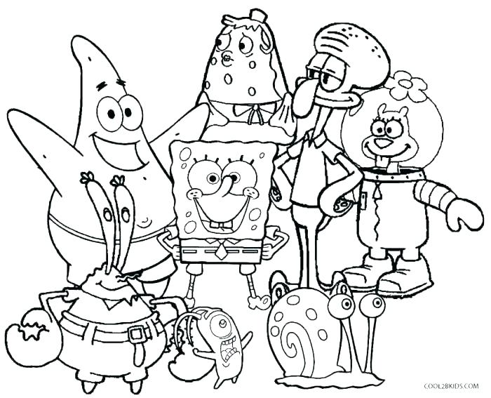 700x567 Spongebob Squarepants Easter Coloring Pages Awesome Sponge Bob