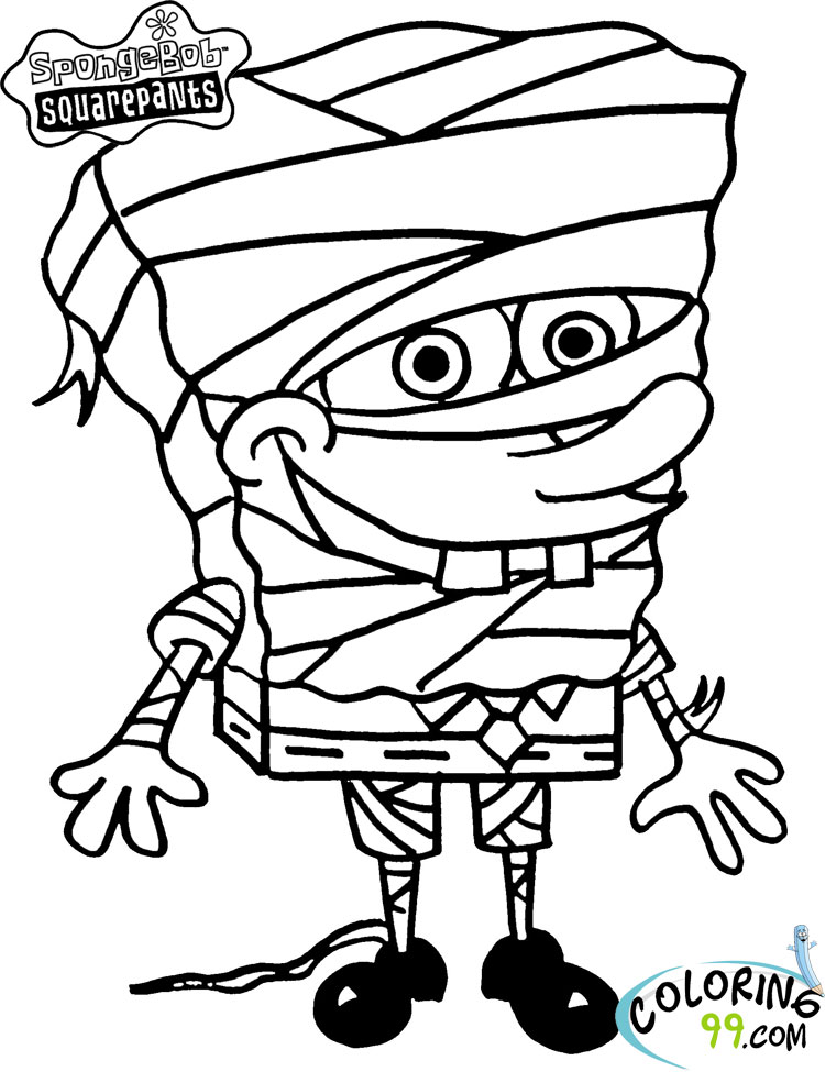 750x975 Spongebob Squarepants Coloring Pages Team Colors