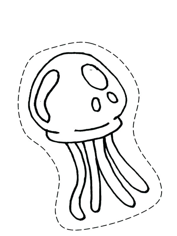 600x800 Jellyfish Coloring Pages Free Coloring Free Printable Jellyfish