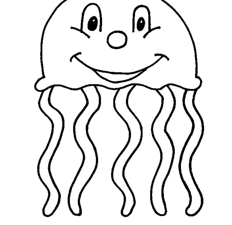 794x768 Coloring Pages Jellyfish Fantastic For Kids Awesome Tribal