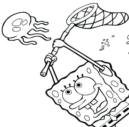 500x492 Gangster Spongebob Coloring Pages Gangster Coloring Pages Sponge
