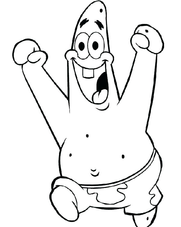 600x750 Patrick Coloring Pages Star Coloring Page And Having Fun Coloring