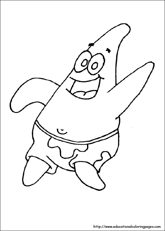 567x794 Spongebob Coloring Pages Free For Kids