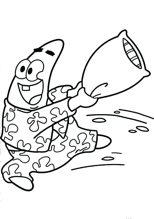 518x737 Patrick Spongebob Coloring Pages