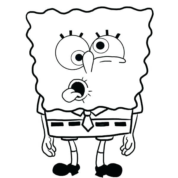 600x600 Coloring Pages Sponge Bob Sponge Bob Coloring Page Coloring Pages