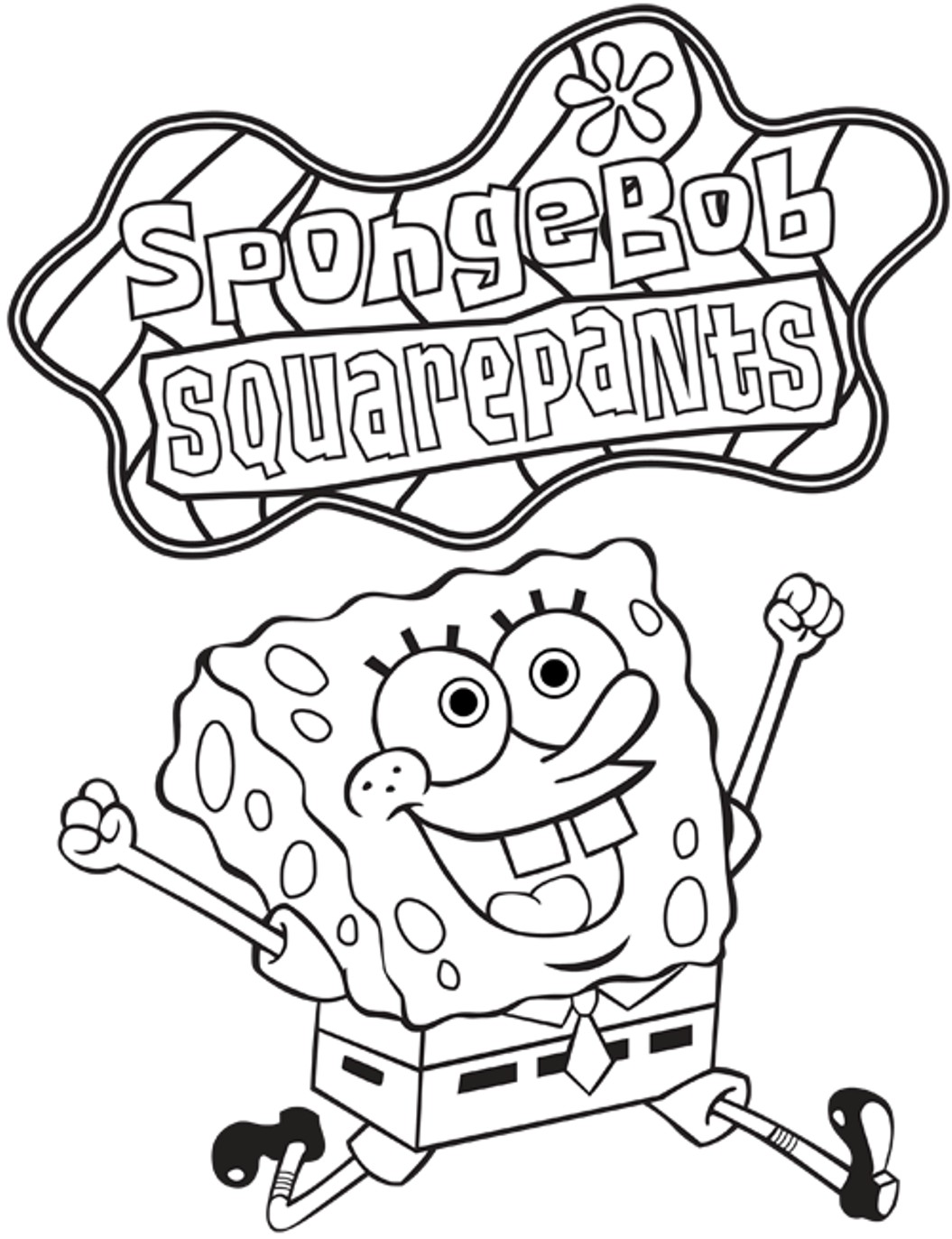 1055x1372 Quality Spongebob Squarepants Coloring Pages Free To Print Best