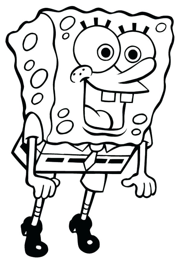 596x864 Spongebob Squarepants Color Pages Coloring Pages To Print Free