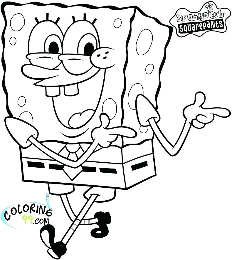 790x884 Spongebob Squarepants Coloring Pages Printable Spongebob Picture