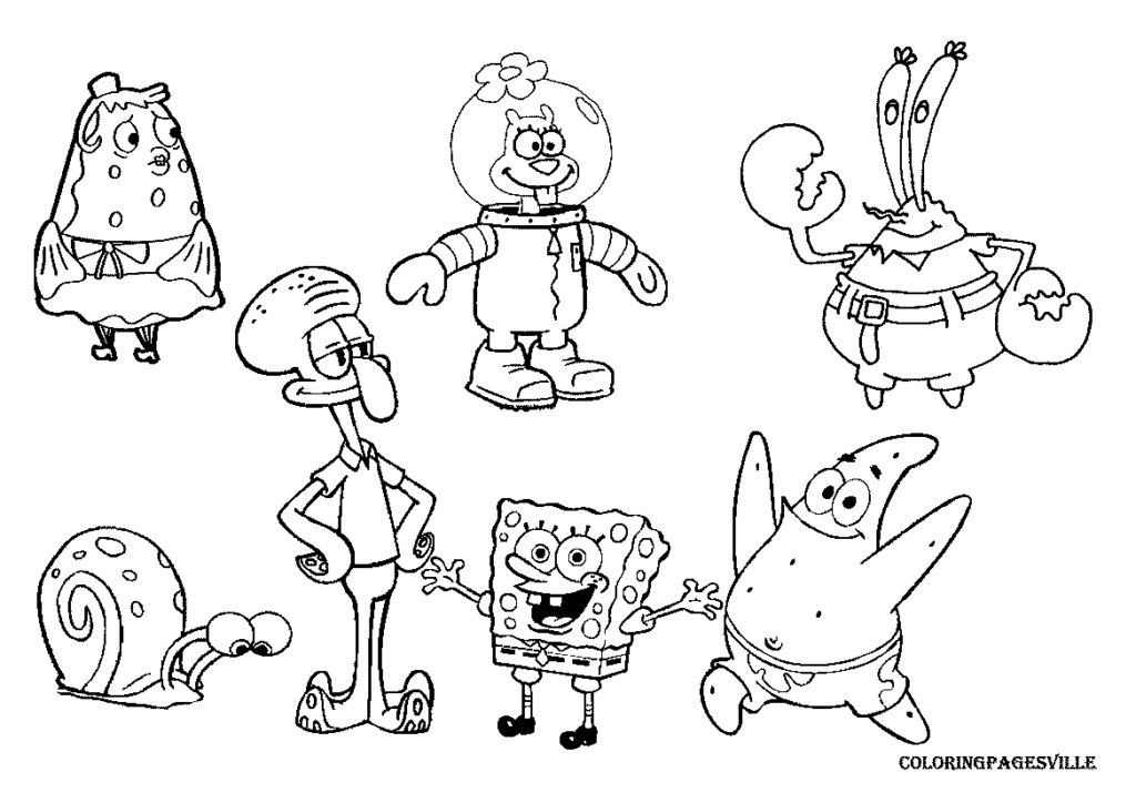 1024x724 Professional Spongebob Squarepants Printables 1634 Sporturka