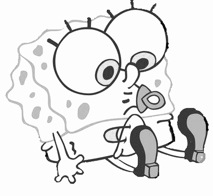 736x675 Spongebob Printable Coloring Pages Printable Coloring Page