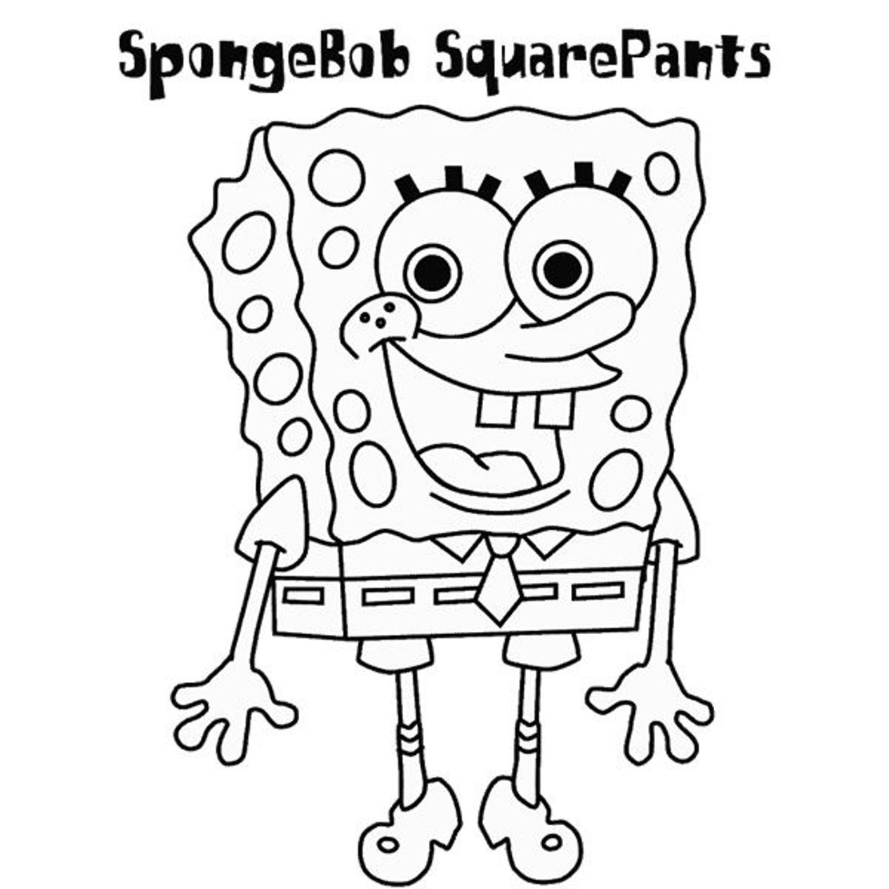 1266x1266 Incridible Coloring Pages Spongebob Squarepants By Spongebob