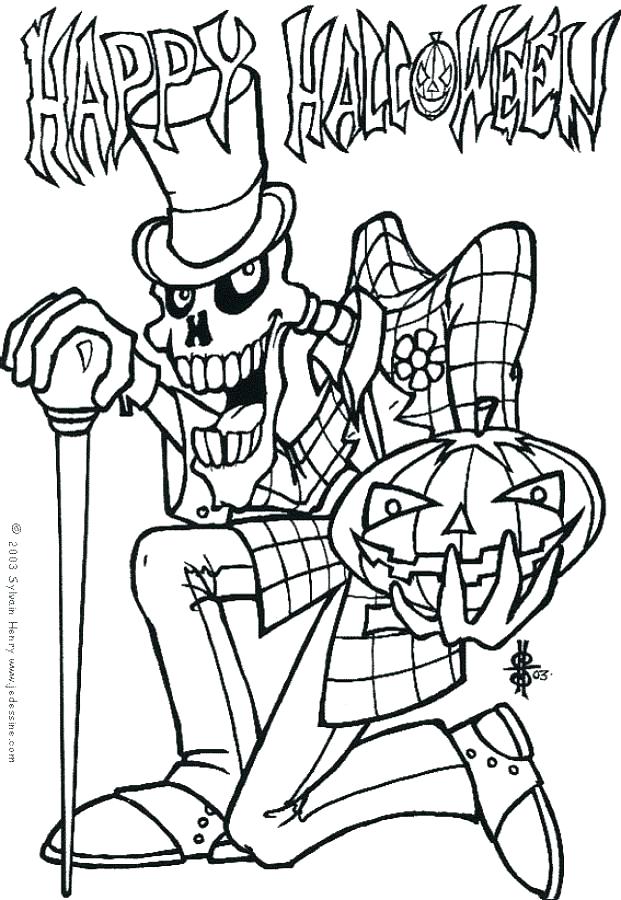 621x900 Spooky Coloring Pages Scary Coloring Pages Coloring Pages For Kids
