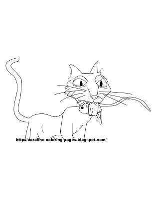 309x400 Coraline Coloring Pages
