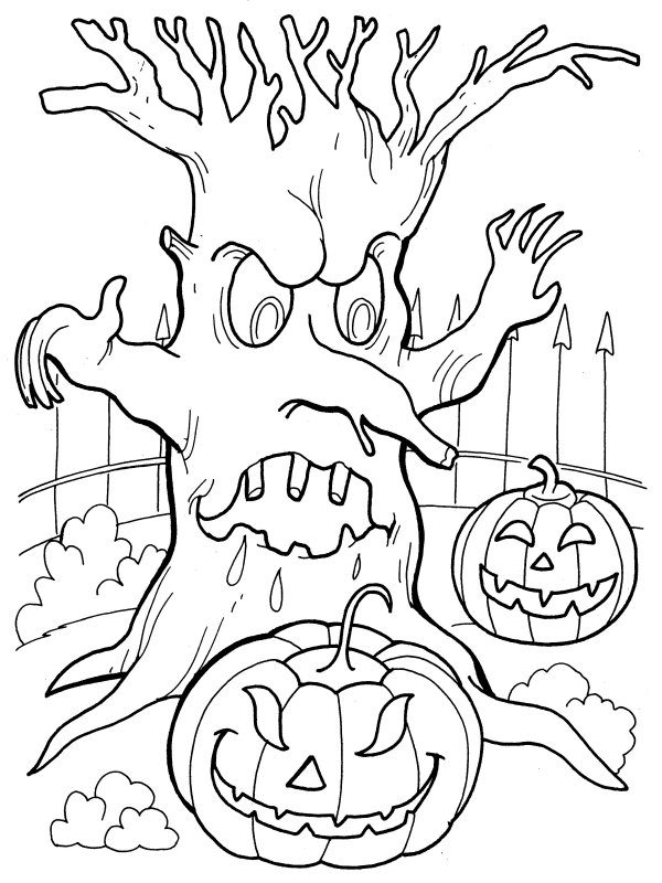 600x800 Halloween Coloring Pages