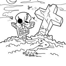 220x220 Spooky Monsters Coloring Pages