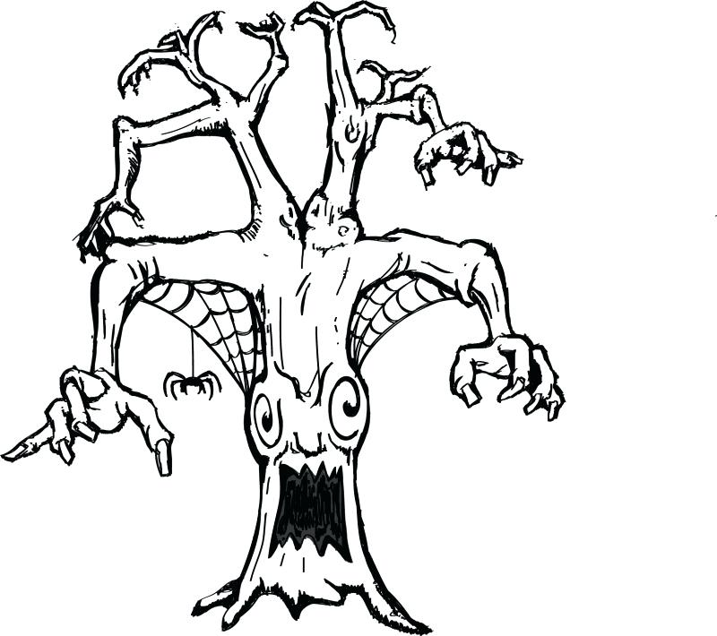 800x710 Spooky Halloween Coloring Pages Spider Web Coloring Page Coloring