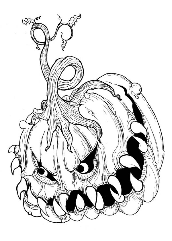 600x840 Printable Scary Halloween Coloring Pages Surprising Scary Coloring