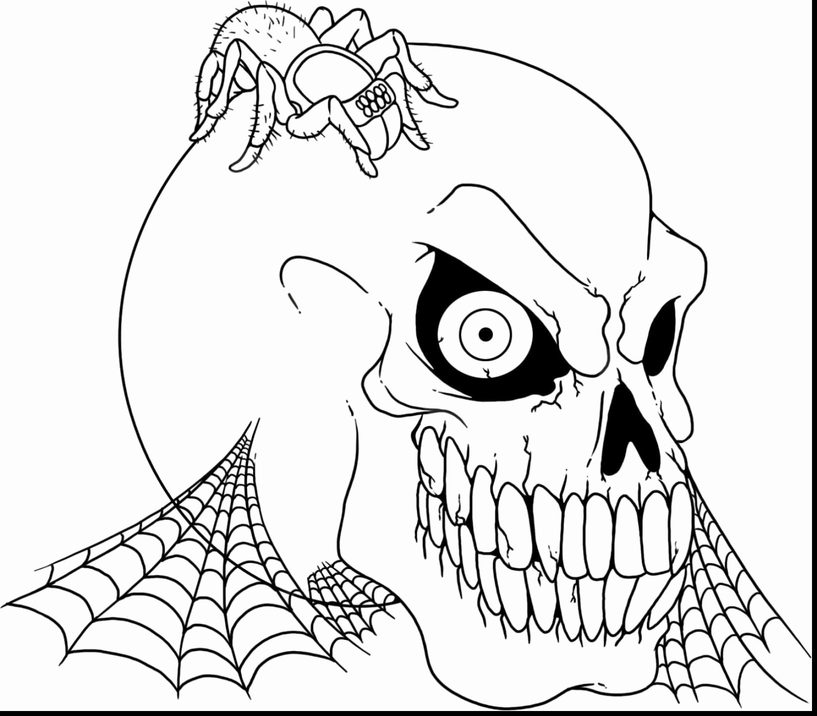 1634x1433 Spooky Halloween Coloring Pages Elegant Scary Halloween Tree