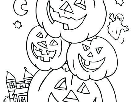 440x330 Spooky Halloween Coloring Pages Scary Coloring Pages Scary