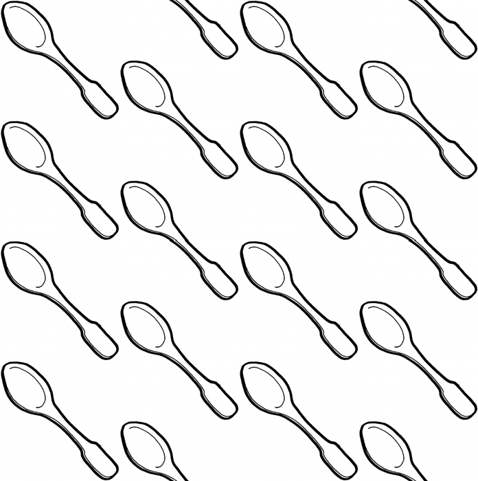 696x700 Spoon Coloring Page Bigking Keywords And Pictures