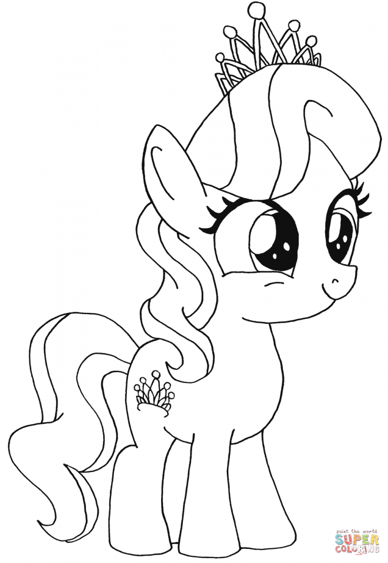 768x1116 Simple My Little Pony Coloring Pages Copy Silver Spoon Diamond