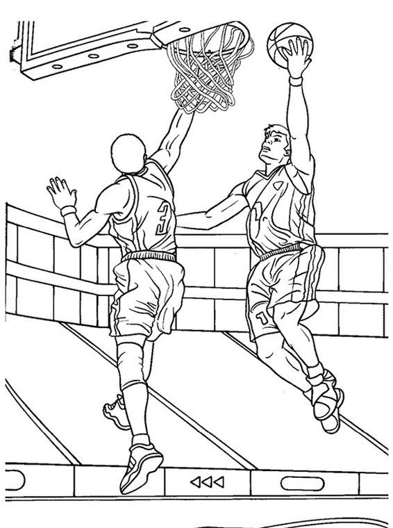 566x760 Basketball Game Coloring Pages For Adults.jpg Coloring