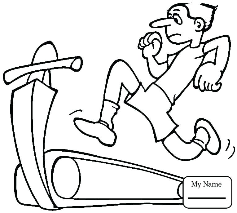 765x687 Exercise Coloring Pages X Free Printable Exercise Coloring Pages