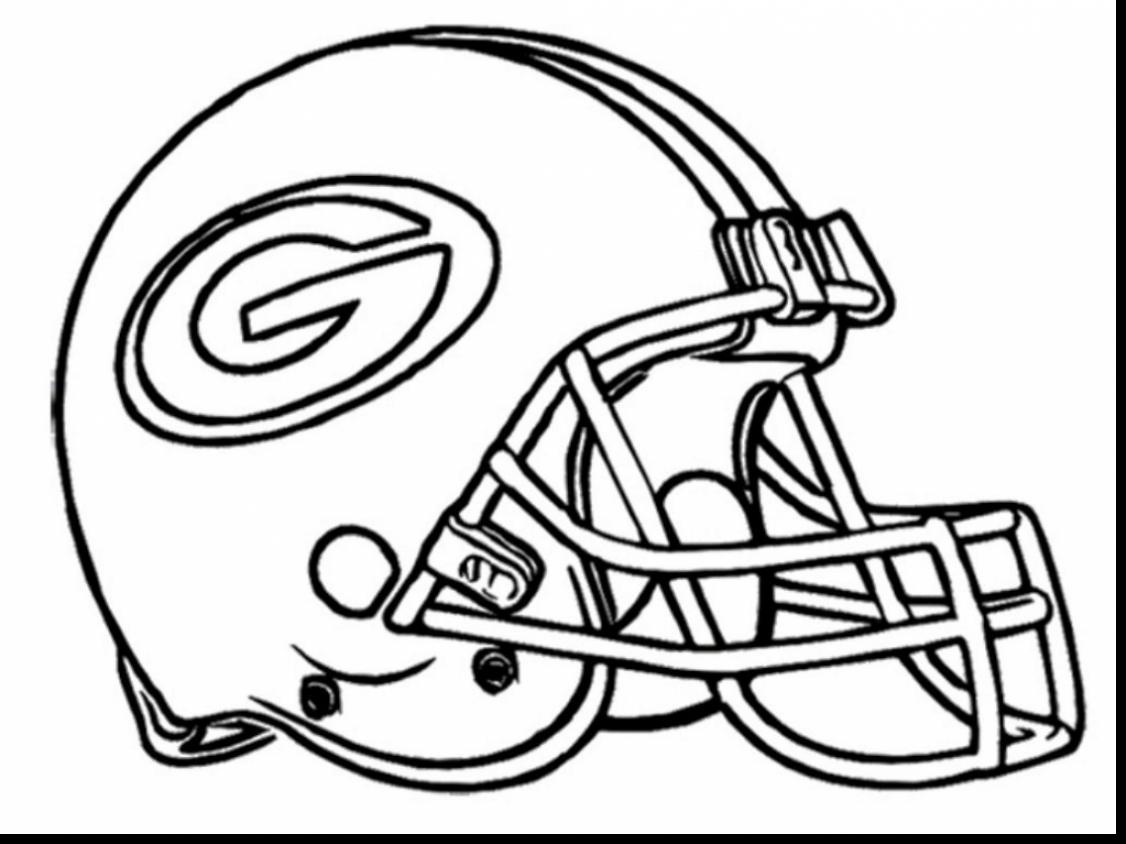 1126x844 Printable Sports Helmet Green Bay Packers Coloring Pages