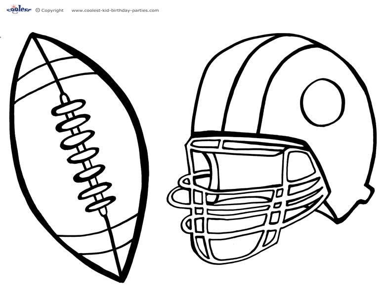 777x600 Exciting Football Coloring Pages Printable Sports Prosecure Me