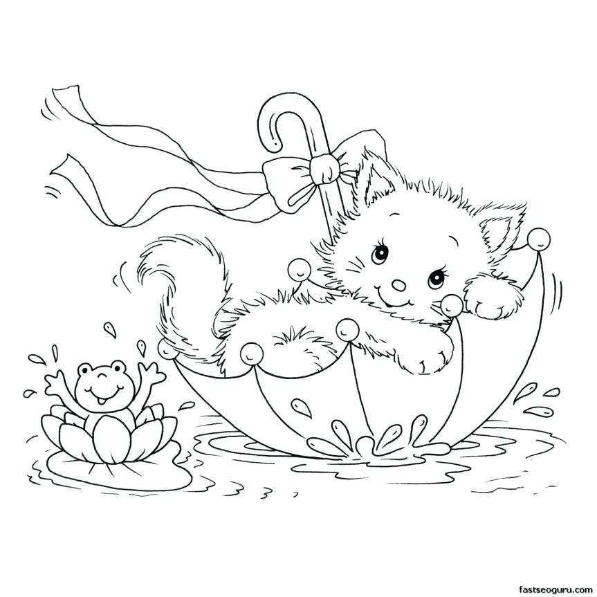 863x863 Spring Animal Coloring Pages Spring Printable Coloring Pages