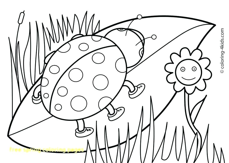 970x692 Free Spring Color Sheets Free Spring Coloring Pages With Holiday